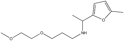 [3-(2-methoxyethoxy)propyl][1-(5-methylfuran-2-yl)ethyl]amine Structure