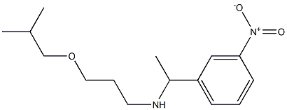 [3-(2-methylpropoxy)propyl][1-(3-nitrophenyl)ethyl]amine 구조식 이미지