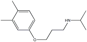 [3-(3,4-dimethylphenoxy)propyl](propan-2-yl)amine Structure