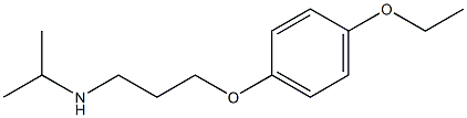 [3-(4-ethoxyphenoxy)propyl](propan-2-yl)amine 구조식 이미지