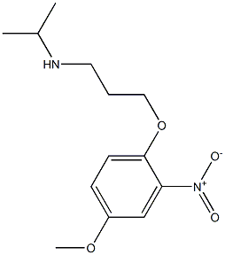 [3-(4-methoxy-2-nitrophenoxy)propyl](propan-2-yl)amine 구조식 이미지