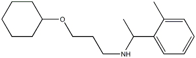 [3-(cyclohexyloxy)propyl][1-(2-methylphenyl)ethyl]amine Structure