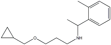 [3-(cyclopropylmethoxy)propyl][1-(2-methylphenyl)ethyl]amine Structure