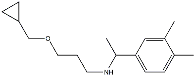 [3-(cyclopropylmethoxy)propyl][1-(3,4-dimethylphenyl)ethyl]amine Structure