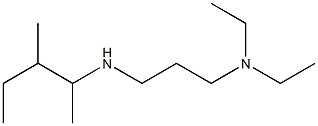 [3-(diethylamino)propyl](3-methylpentan-2-yl)amine 구조식 이미지