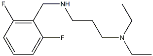 [3-(diethylamino)propyl][(2,6-difluorophenyl)methyl]amine Structure