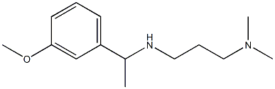 [3-(dimethylamino)propyl][1-(3-methoxyphenyl)ethyl]amine 구조식 이미지