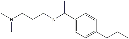 [3-(dimethylamino)propyl][1-(4-propylphenyl)ethyl]amine Structure