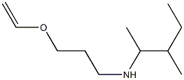 [3-(ethenyloxy)propyl](3-methylpentan-2-yl)amine 구조식 이미지