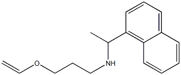 [3-(ethenyloxy)propyl][1-(naphthalen-1-yl)ethyl]amine Structure