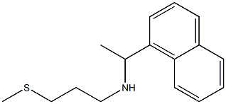 [3-(methylsulfanyl)propyl][1-(naphthalen-1-yl)ethyl]amine Structure