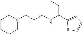 [3-(piperidin-1-yl)propyl][1-(thiophen-2-yl)propyl]amine Structure