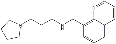 [3-(pyrrolidin-1-yl)propyl](quinolin-8-ylmethyl)amine Structure
