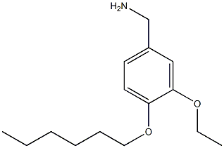 [3-ethoxy-4-(hexyloxy)phenyl]methanamine 구조식 이미지