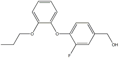 [3-fluoro-4-(2-propoxyphenoxy)phenyl]methanol Structure