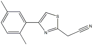 [4-(2,5-dimethylphenyl)-1,3-thiazol-2-yl]acetonitrile Structure