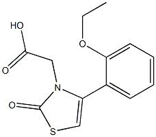 [4-(2-ethoxyphenyl)-2-oxo-1,3-thiazol-3(2H)-yl]acetic acid Structure