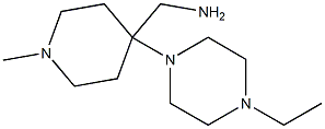 [4-(4-ethylpiperazin-1-yl)-1-methylpiperidin-4-yl]methylamine 구조식 이미지