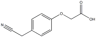 [4-(cyanomethyl)phenoxy]acetic acid Structure