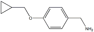 [4-(cyclopropylmethoxy)phenyl]methanamine 구조식 이미지