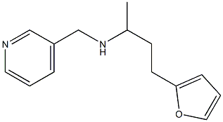 [4-(furan-2-yl)butan-2-yl](pyridin-3-ylmethyl)amine 구조식 이미지