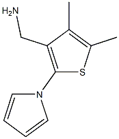 [4,5-dimethyl-2-(1H-pyrrol-1-yl)thien-3-yl]methylamine Structure