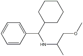 [cyclohexyl(phenyl)methyl](1-methoxypropan-2-yl)amine 구조식 이미지