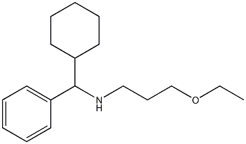 [cyclohexyl(phenyl)methyl](3-ethoxypropyl)amine Structure