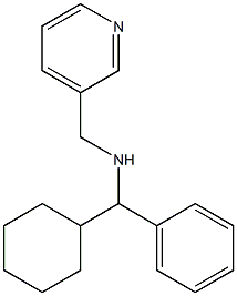 [cyclohexyl(phenyl)methyl](pyridin-3-ylmethyl)amine Structure