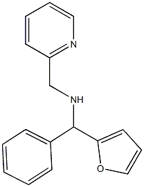 [furan-2-yl(phenyl)methyl](pyridin-2-ylmethyl)amine 구조식 이미지