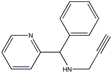 [phenyl(pyridin-2-yl)methyl](prop-2-yn-1-yl)amine 구조식 이미지