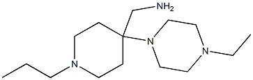 {[4-(4-ethylpiperazin-1-yl)-1-propylpiperidin-4-yl]methyl}amine 구조식 이미지