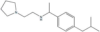 {1-[4-(2-methylpropyl)phenyl]ethyl}[2-(pyrrolidin-1-yl)ethyl]amine Structure