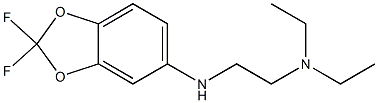 {2-[(2,2-difluoro-2H-1,3-benzodioxol-5-yl)amino]ethyl}diethylamine 구조식 이미지