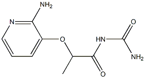 {2-[(2-aminopyridin-3-yl)oxy]propanoyl}urea 구조식 이미지