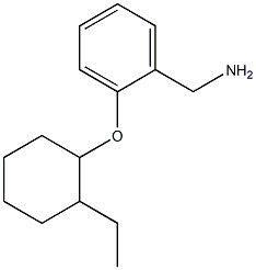 {2-[(2-ethylcyclohexyl)oxy]phenyl}methanamine Structure