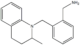 {2-[(2-methyl-1,2,3,4-tetrahydroquinolin-1-yl)methyl]phenyl}methanamine Structure