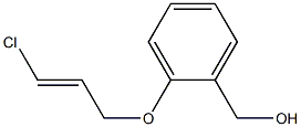 {2-[(3-chloroprop-2-en-1-yl)oxy]phenyl}methanol Structure