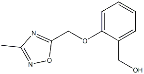 {2-[(3-methyl-1,2,4-oxadiazol-5-yl)methoxy]phenyl}methanol Structure