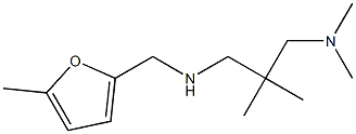 {2-[(dimethylamino)methyl]-2-methylpropyl}[(5-methylfuran-2-yl)methyl]amine 구조식 이미지