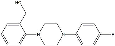 {2-[4-(4-fluorophenyl)piperazin-1-yl]phenyl}methanol 구조식 이미지