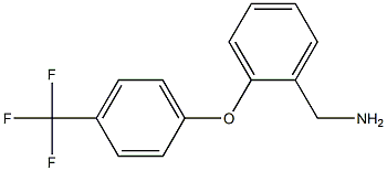 {2-[4-(trifluoromethyl)phenoxy]phenyl}methanamine 구조식 이미지