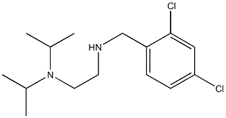 {2-[bis(propan-2-yl)amino]ethyl}[(2,4-dichlorophenyl)methyl]amine Structure