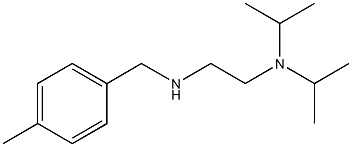 {2-[bis(propan-2-yl)amino]ethyl}[(4-methylphenyl)methyl]amine Structure