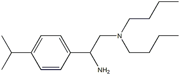 {2-amino-2-[4-(propan-2-yl)phenyl]ethyl}dibutylamine 구조식 이미지