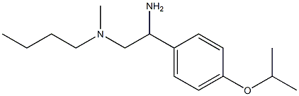 {2-amino-2-[4-(propan-2-yloxy)phenyl]ethyl}(butyl)methylamine Structure