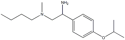 {2-amino-2-[4-(propan-2-yloxy)phenyl]ethyl}(butyl)methylamine 구조식 이미지