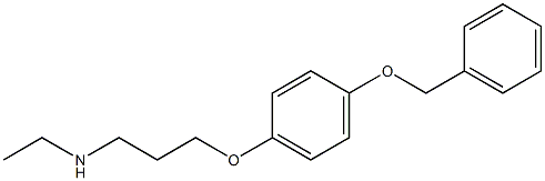 {3-[4-(benzyloxy)phenoxy]propyl}(ethyl)amine 구조식 이미지