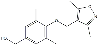 {4-[(3,5-dimethyl-1,2-oxazol-4-yl)methoxy]-3,5-dimethylphenyl}methanol 구조식 이미지