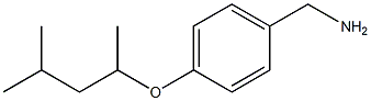 {4-[(4-methylpentan-2-yl)oxy]phenyl}methanamine Structure